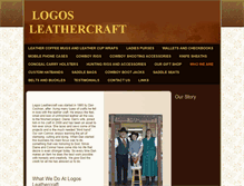 Tablet Screenshot of logosleather.com